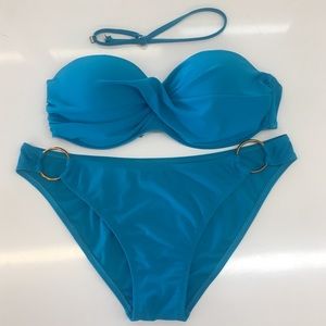 Blue bathing suit